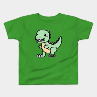 Kawaii Cute T-Rex Dinosaur Kids T-Shirt